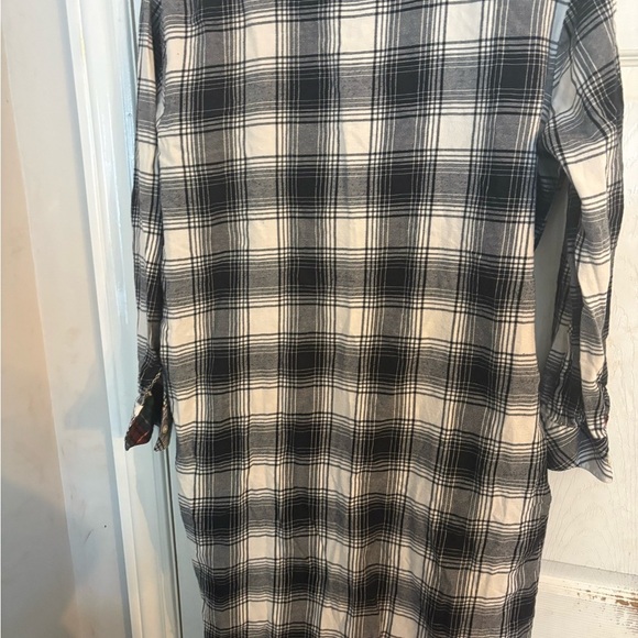 Lauren Ralph Lauren Black and White Plaid Long Sleeve Dress women’s medium. - Picture 5 of 9